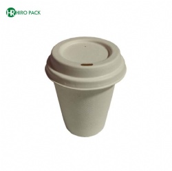 12oz sugarcane pulp biodegradable paper cup 350ml