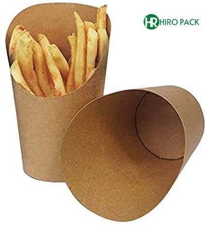 Disposable Kraft Paper French Fries Holder