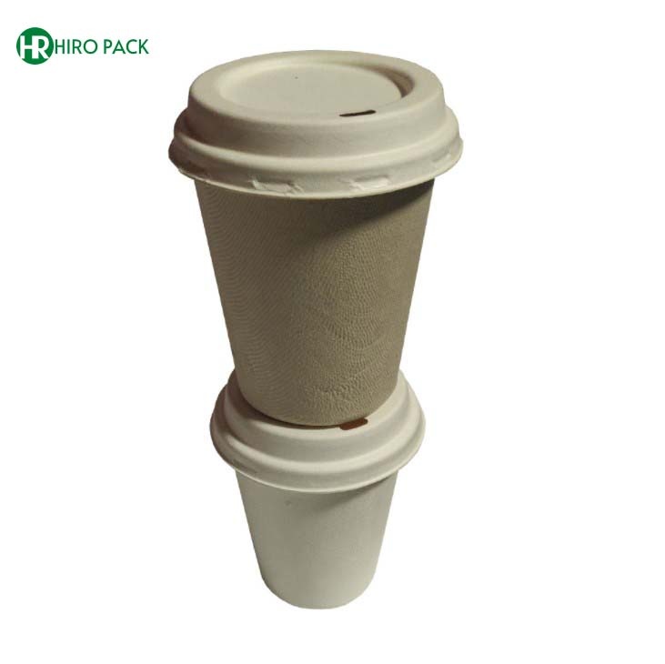 8oz sugarcane pulp biodegradable paper cup 240ml 250ml 260ml