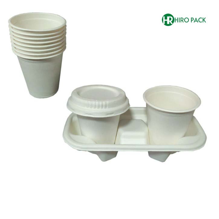 8oz sugarcane pulp biodegradable paper cup 240ml 250ml 260ml