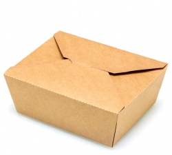 Take Away Food Packing Box Disposable Kraft Paper Box wholesale lunch box