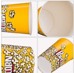 28 oz popcorn paper bucket