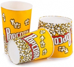 46 oz popcorn paper bucket
