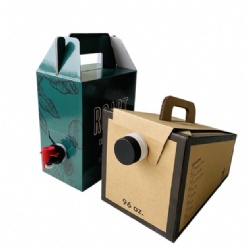 Coffee takeout box with bag